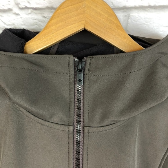 Columbia Jacket with Hood Brown Size Large - Picture 3 of 7